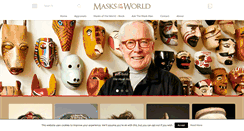Desktop Screenshot of masksoftheworld.com